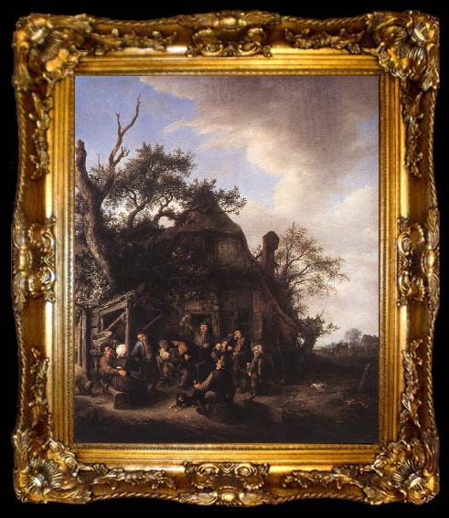 framed  OSTADE, Adriaen Jansz. van Merry Peasants af, ta009-2